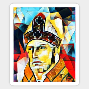 St. Augustine Abstract Portrait | St. Augustine Artwork 2 Sticker